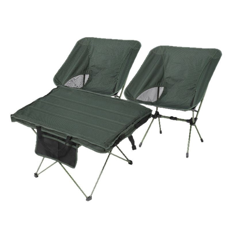 Outdoor Camping Portable Folding Table and Chair Set