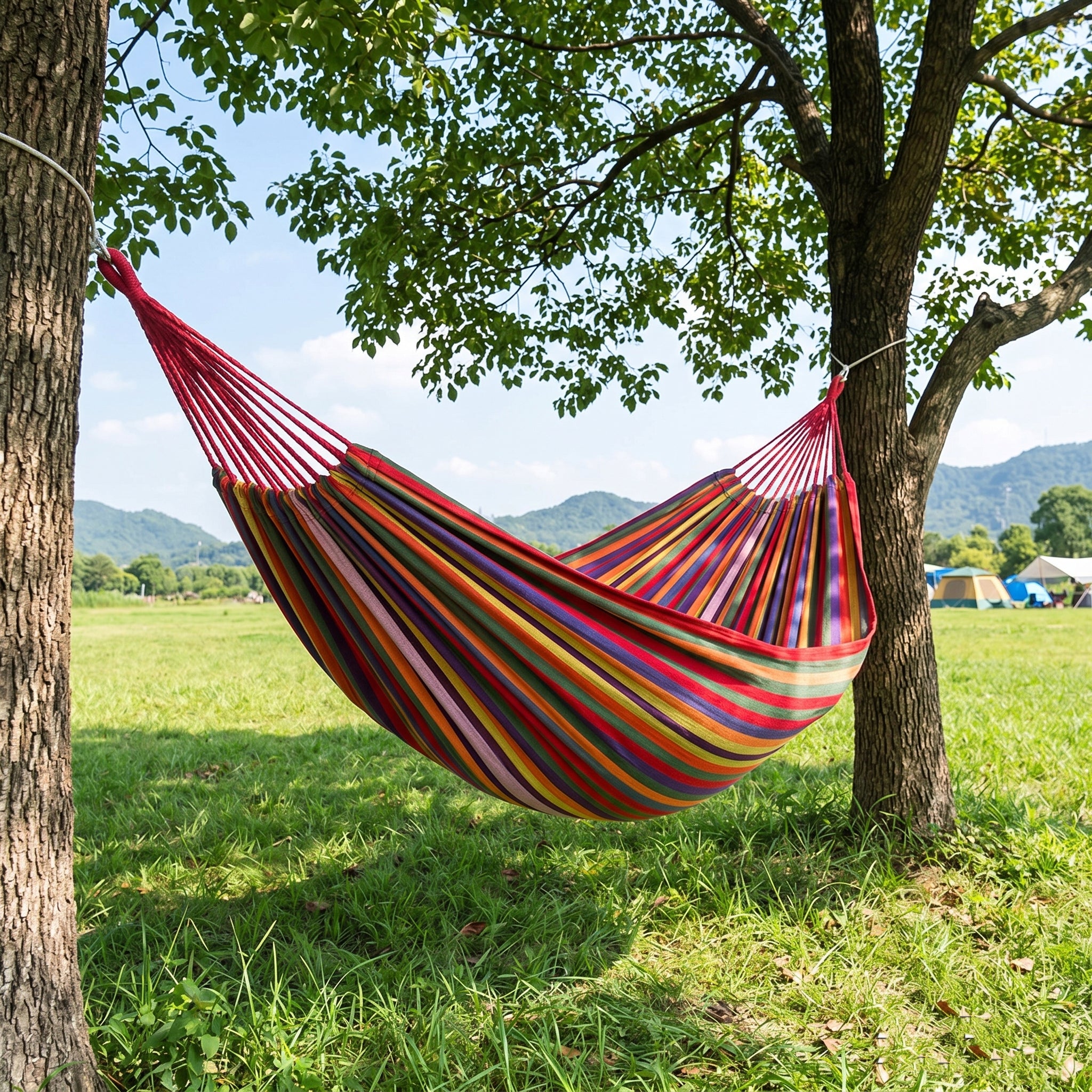 Outdoor Tree Hammock for Double Person Indoor Patio Porch Garden