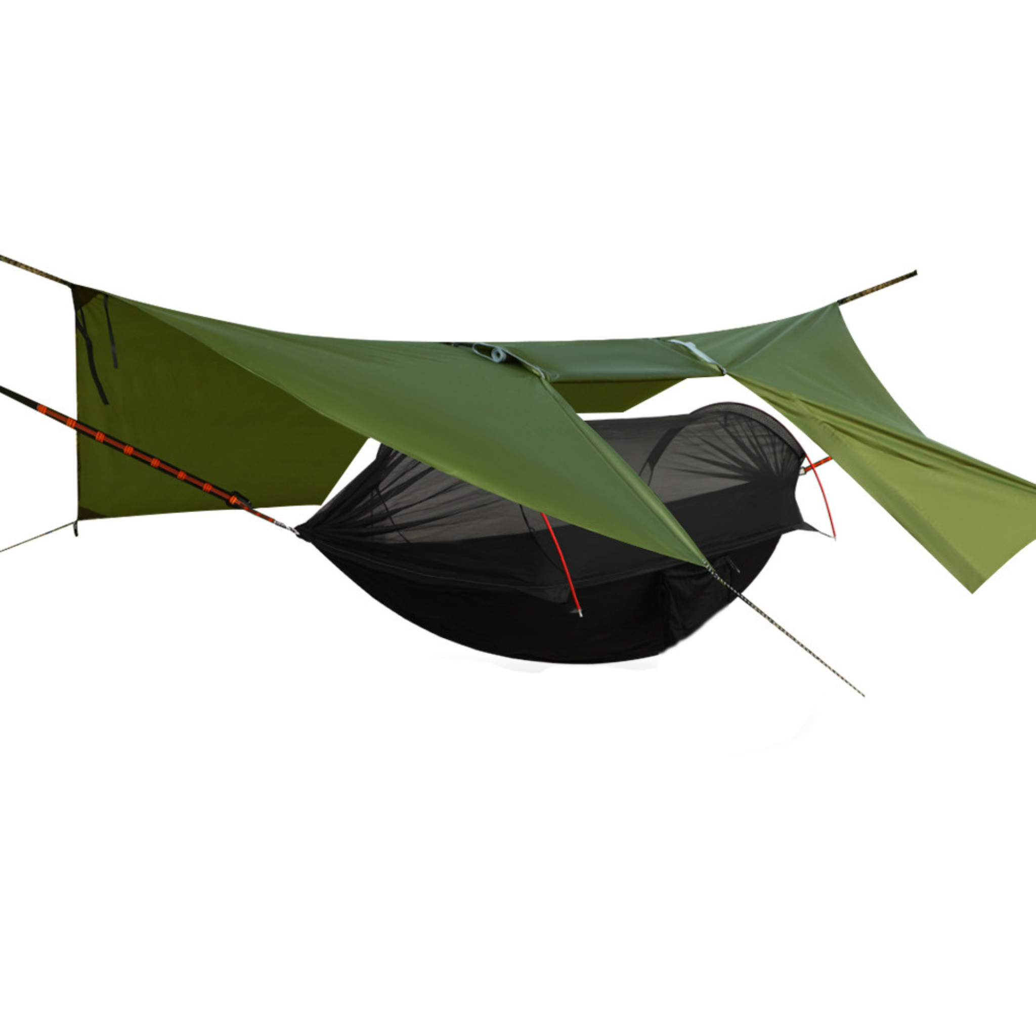 Outdoor Hammock Tent Set – Canopy, Mosquito Net, Waterproof, Sunshade, and Swing