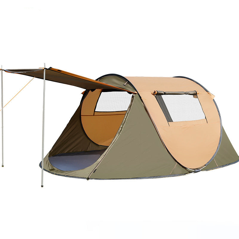 Outdoor Boat-shaped Hand-thrown Camping Tent Automatic Quick-opening Portable Folding Rainproof Sunproof -C16