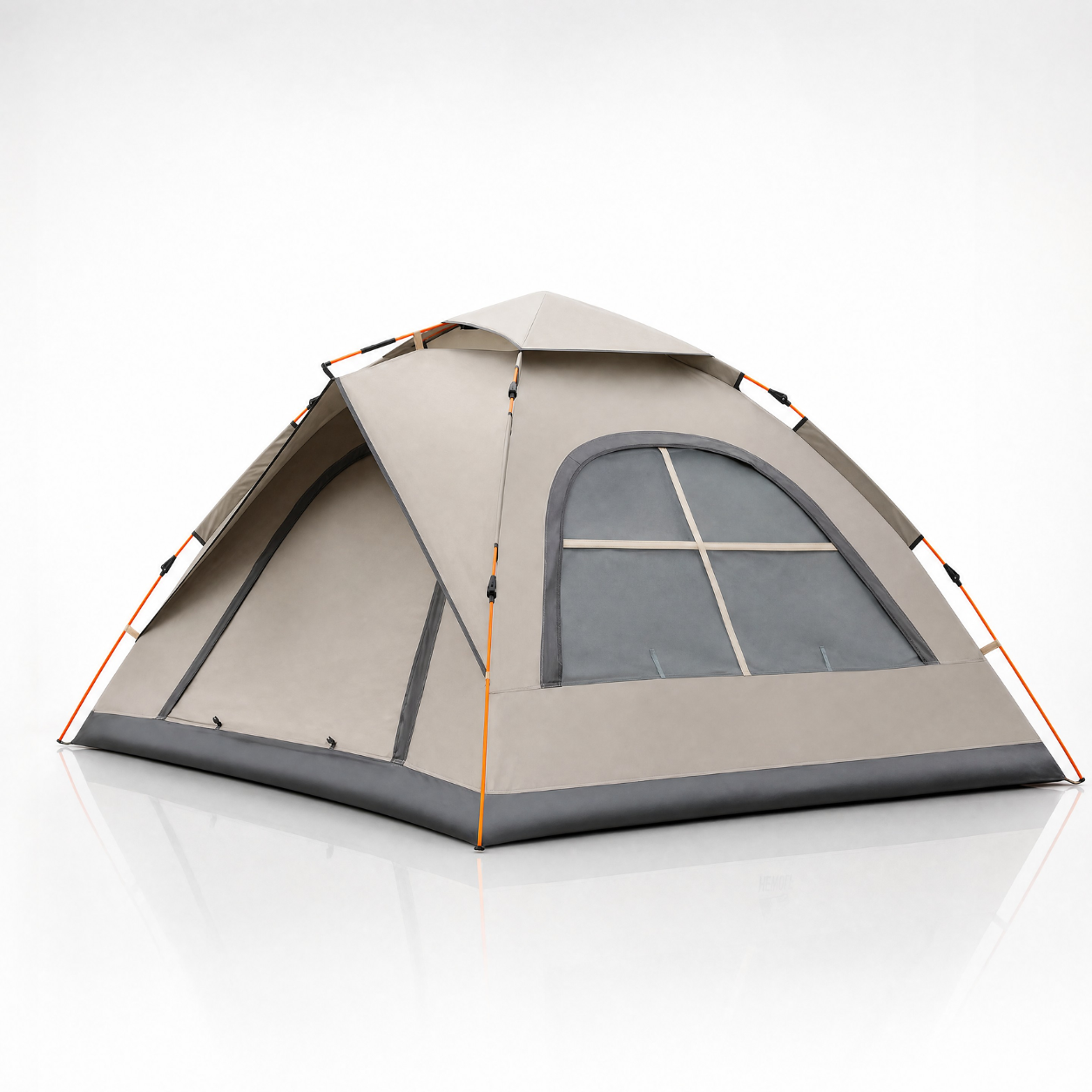 3-5 Person Instant Pop-Up Camping Tent with Large Mesh Windows