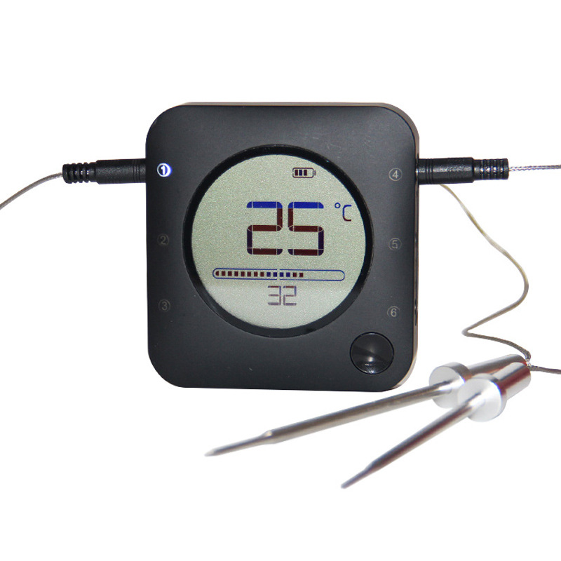 Wireless Bluetooth BBQ Meat Thermometer with Backlit LCD Screen & App-T10