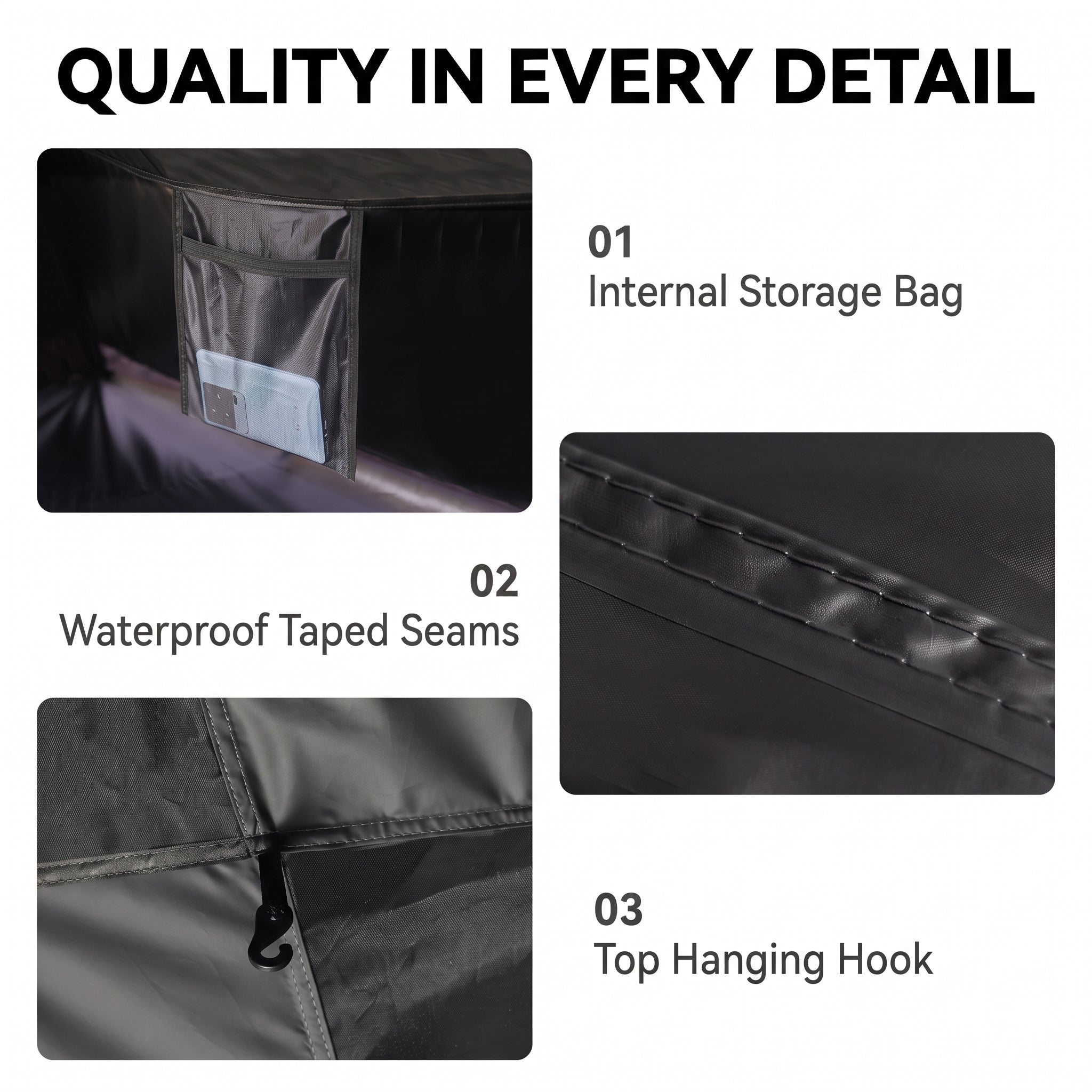 Double-layer Quick-opening Automatic Portable Camping Tent