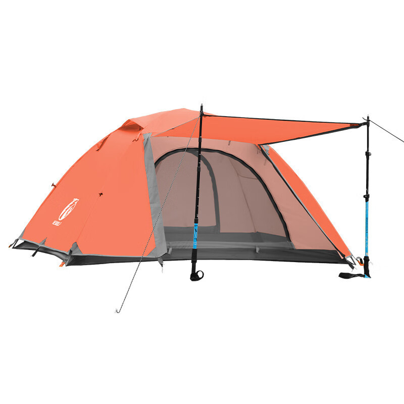 Ultralight 2-Person Backpacking Tent – Waterproof & Windproof Camping Dome Tent
