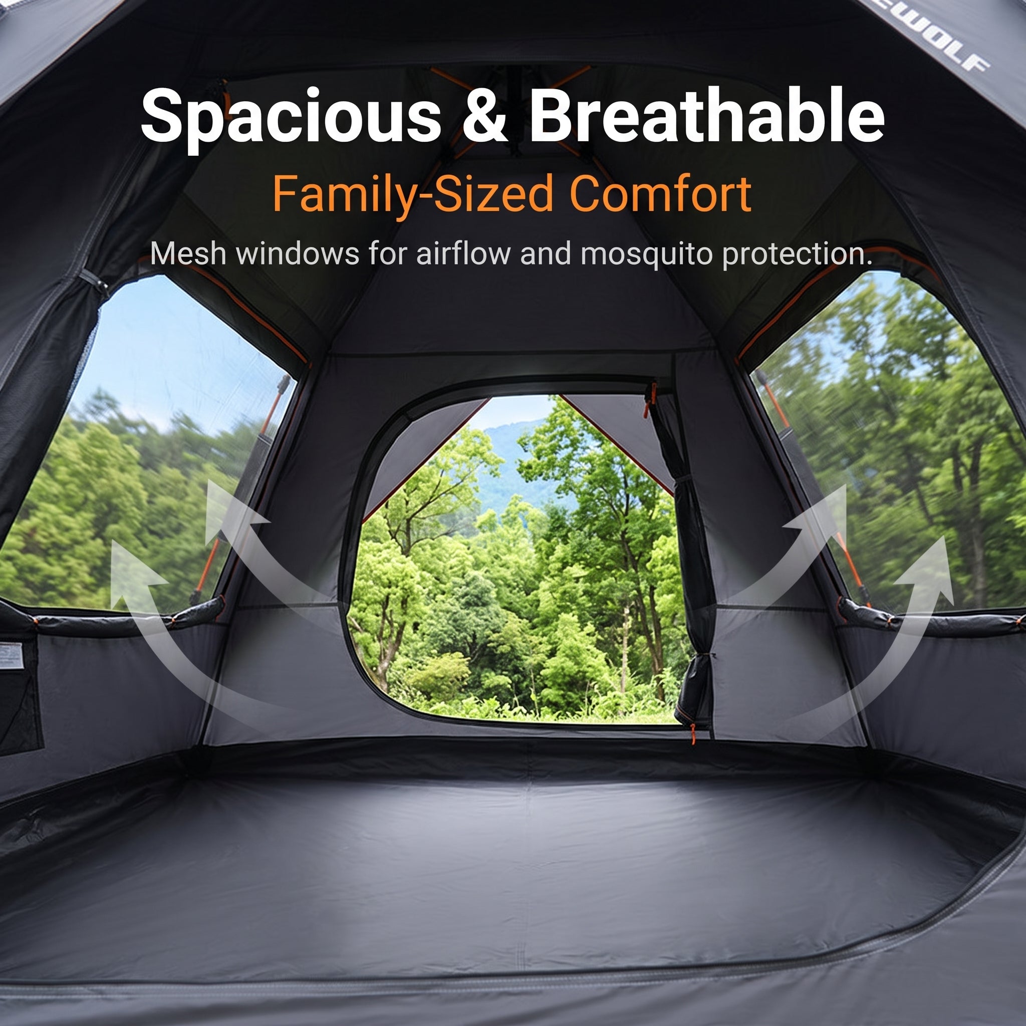 Automatic Pop-Up Camping Tent Double Layer Waterproof Sun Protection