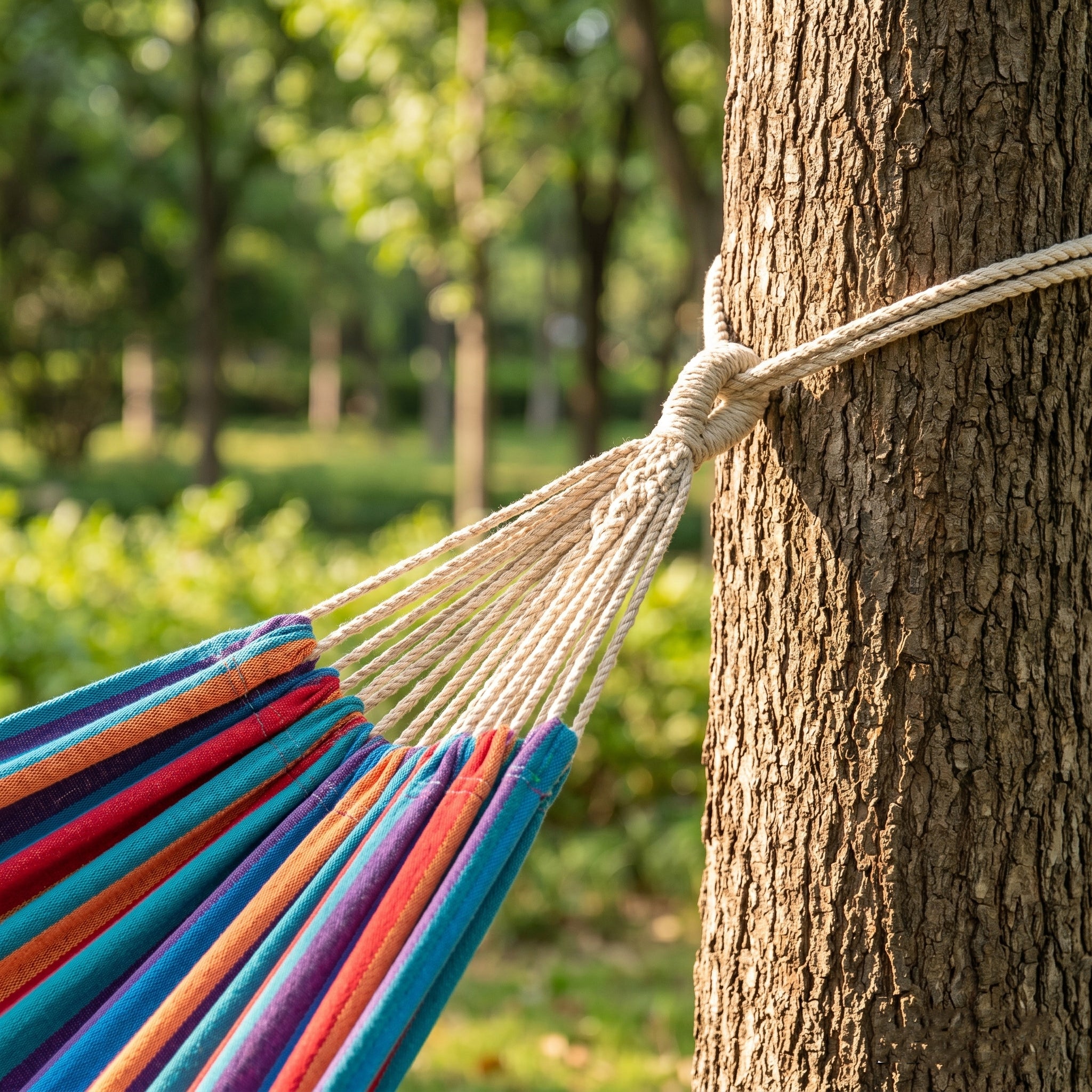 Outdoor Tree Hammock for Double Person Indoor Patio Porch Garden