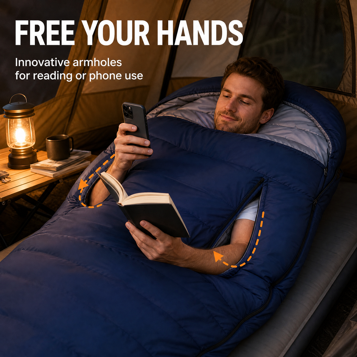 Thickened Down Sleeping Bag for Extreme Cold Weather -S5