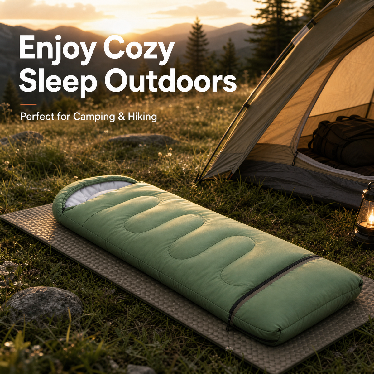2-in-1 Portable Camping Sleeping Bag -S6