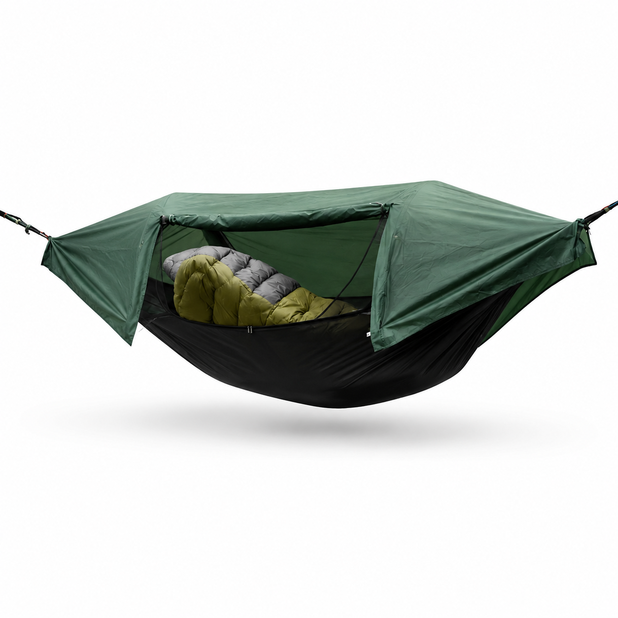 Ultralight Camping Hammock with Integrated Mosquito Net