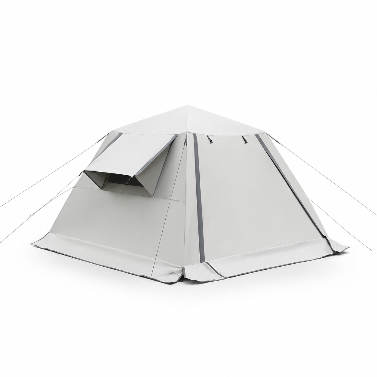 3-8 Person Instant Pop-Up Camping Tent with Rainfly & Waterproof Canopy