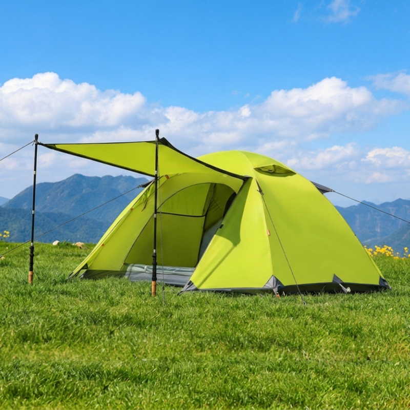Ultralight 2-Person Backpacking Tent – Waterproof & Windproof Camping Dome Tent