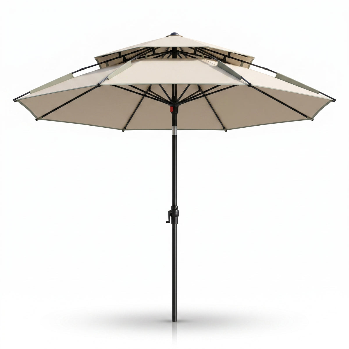 Blackout Dome Camping Umbrella Quick Setup Sun Rain Canopy Shelter