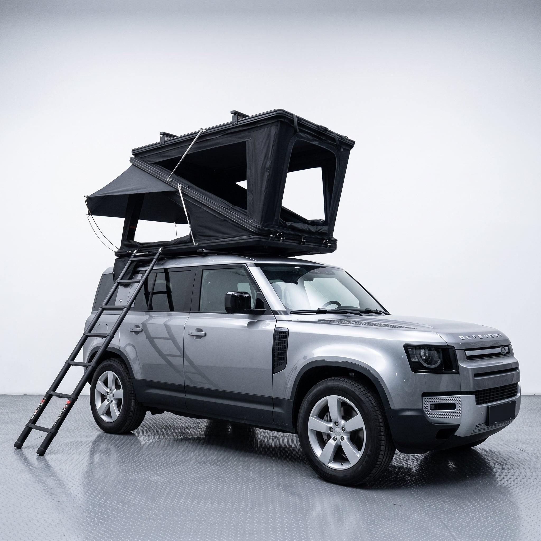 Hard-Shell Rooftop Tent Dual Hydraulic Telescopic System 3-4 Person Capacity