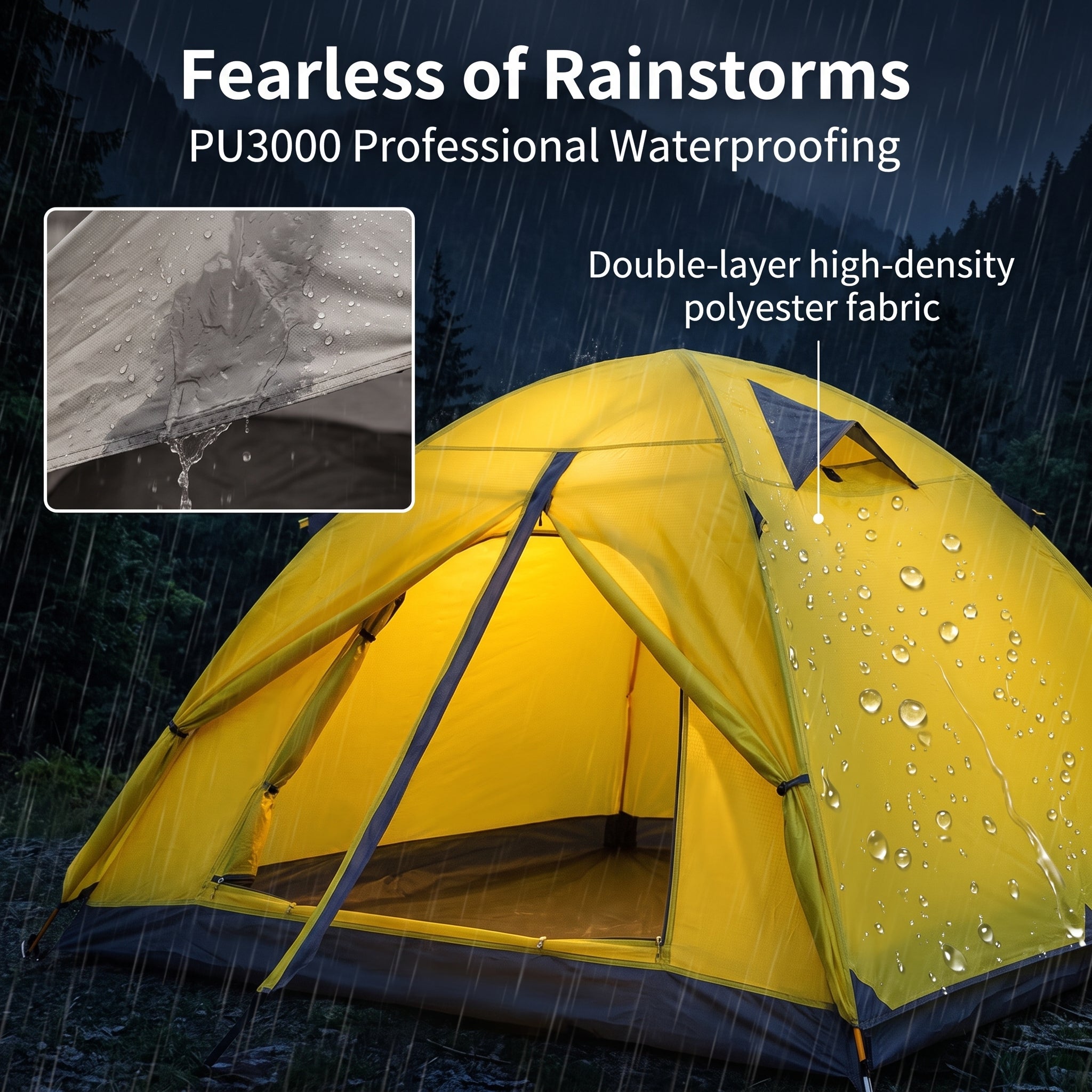 Lightweight Rainproof Outdoor Camping Tent