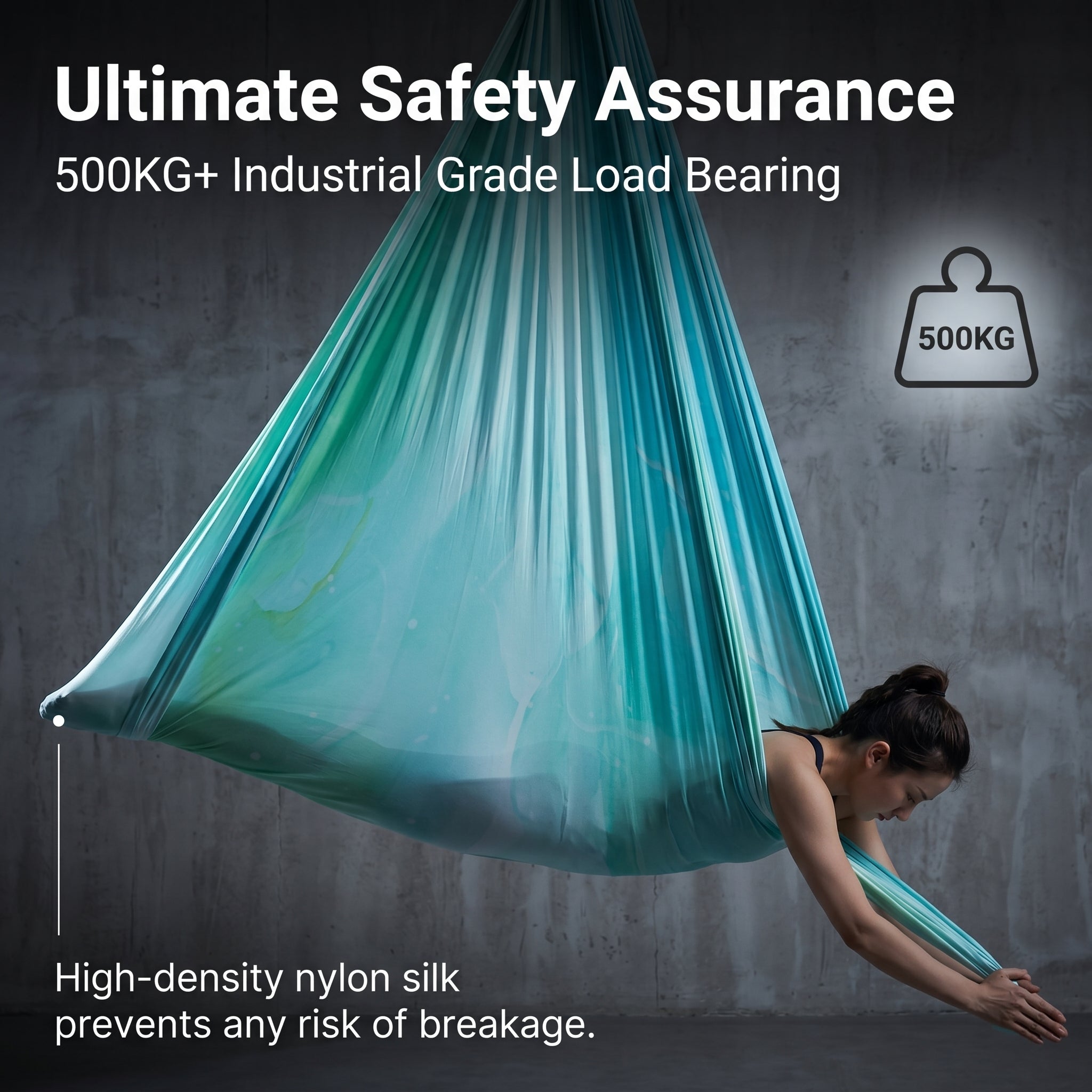 High-strength 100% Polyester Yoga Swing Hammock