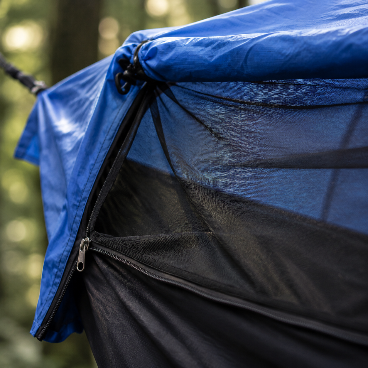 Ultralight Camping Hammock with Integrated Mosquito Net
