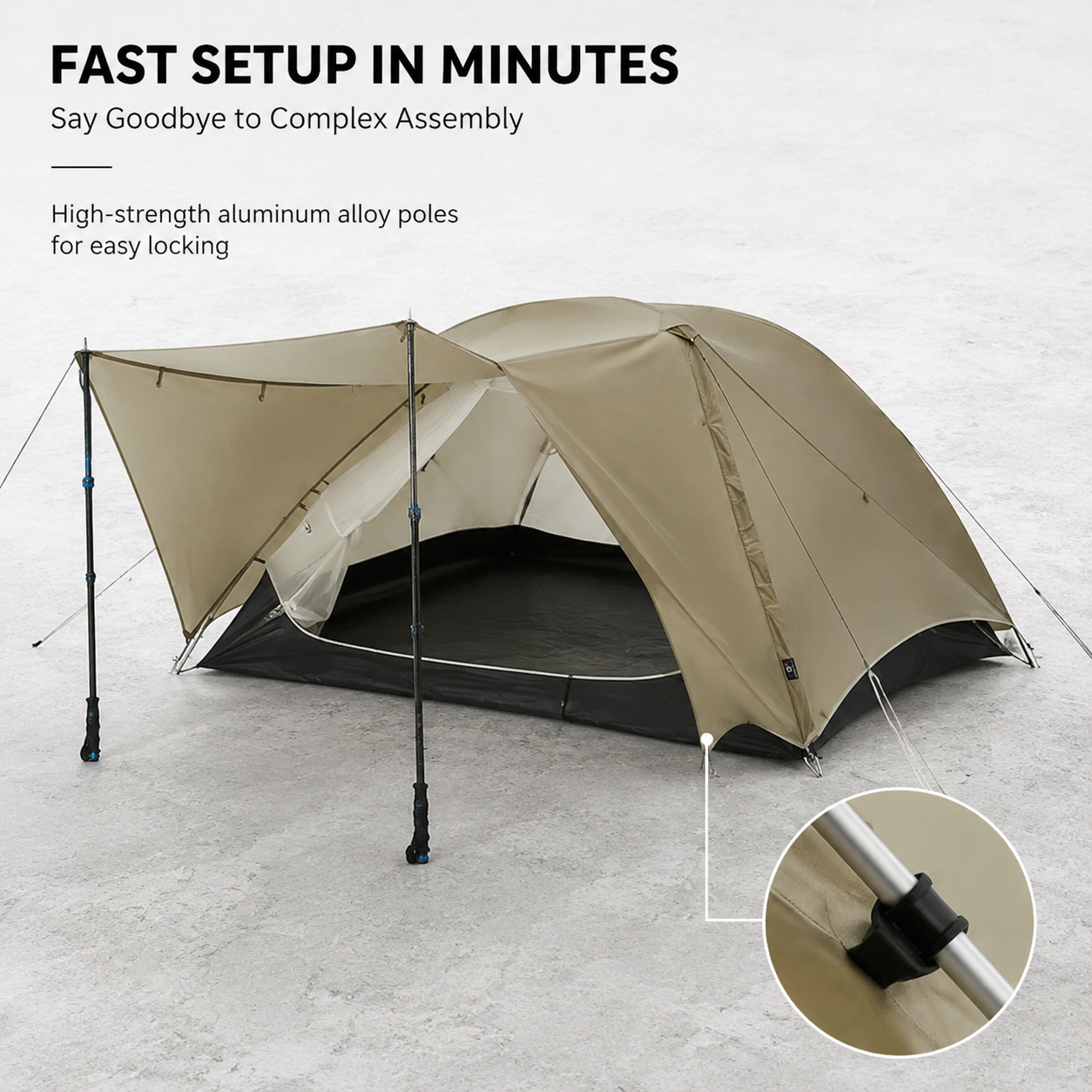 Mongar UL 1–2 Person Camping Tent 15D Nylon Waterproof Ultralight