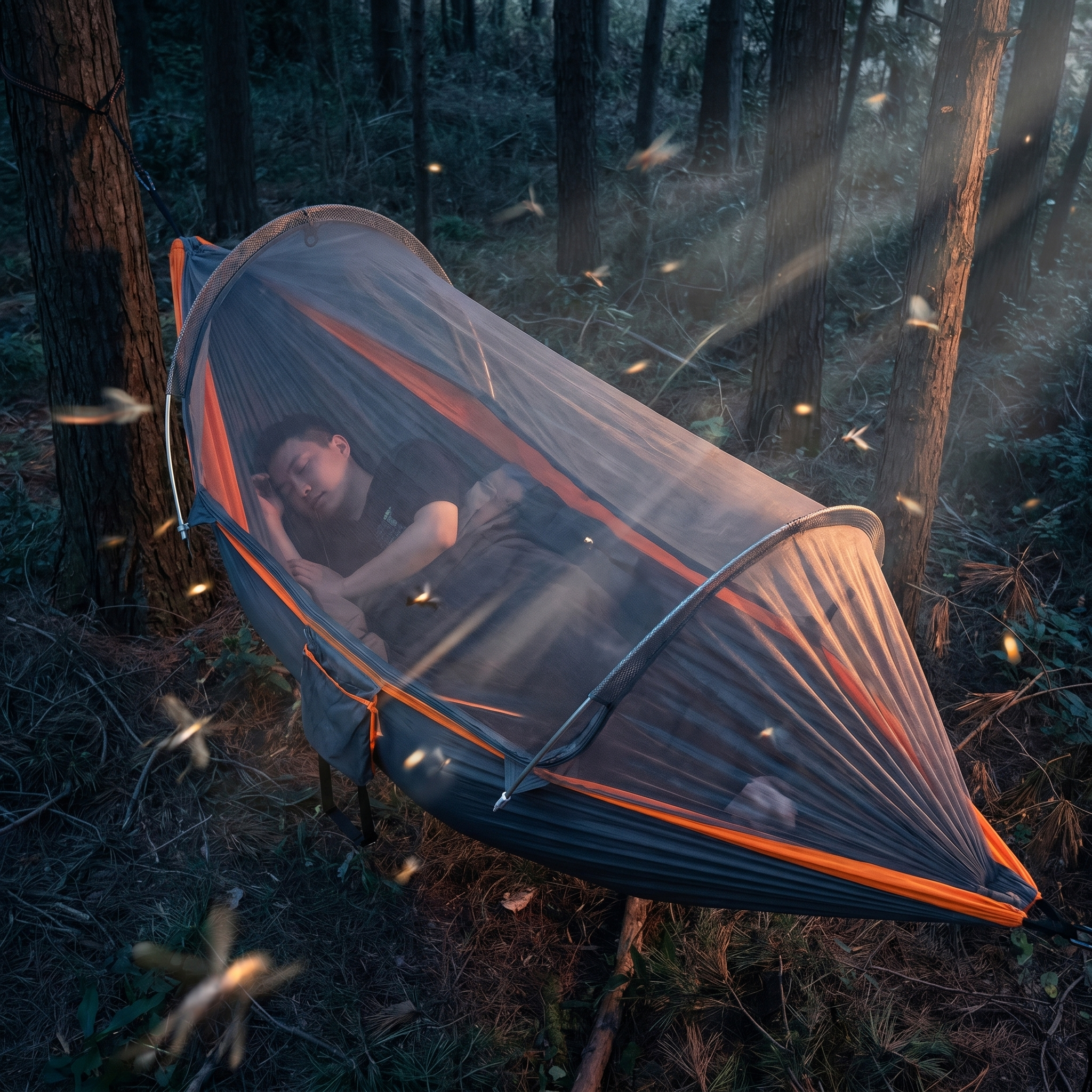 Camping Hammock Tent with Mosquito Net – Lightweight Portable Shelter for Hiking & Backpacking