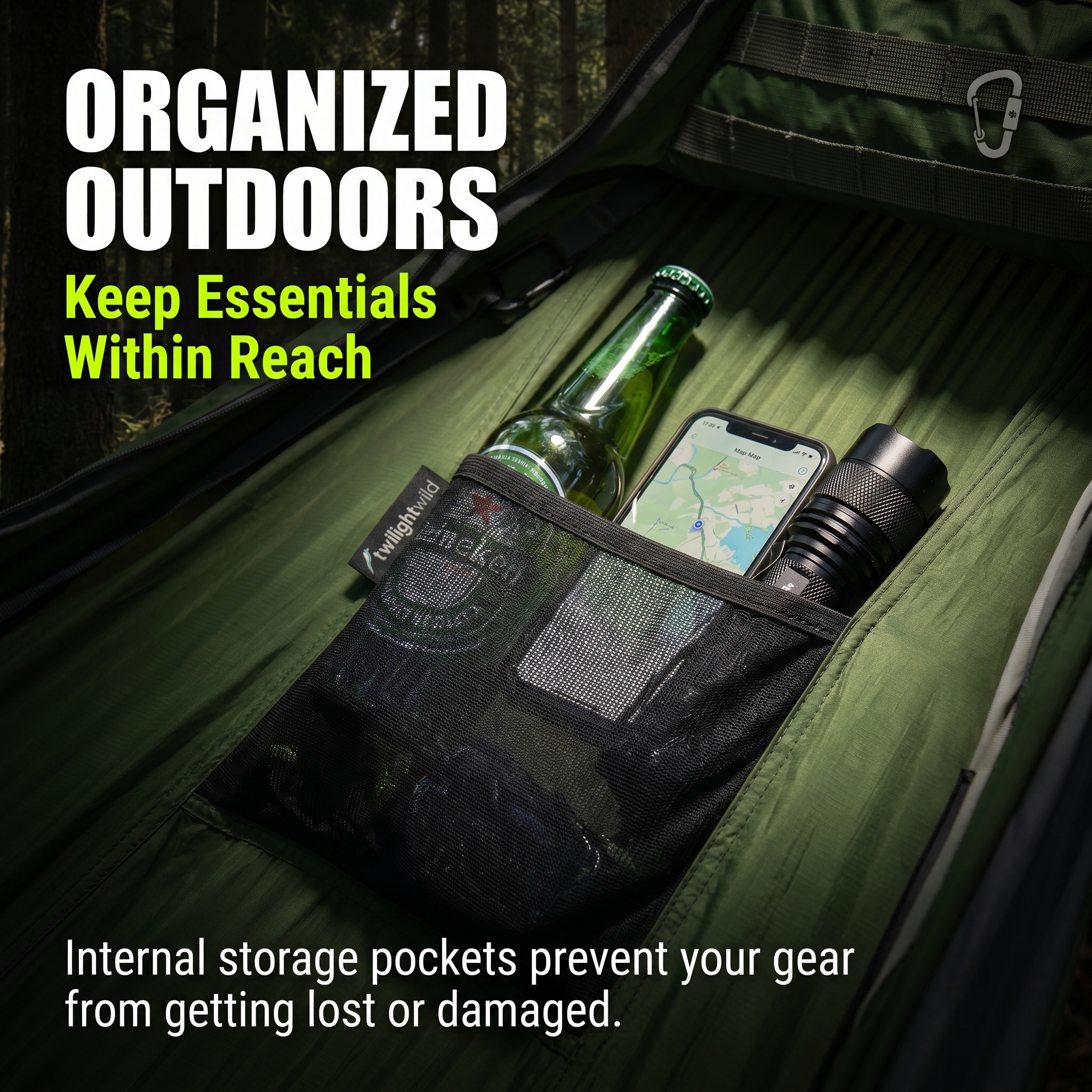 Newly Designed Portable Strength Hammock Tent Camping Waterproof Tree Hammock