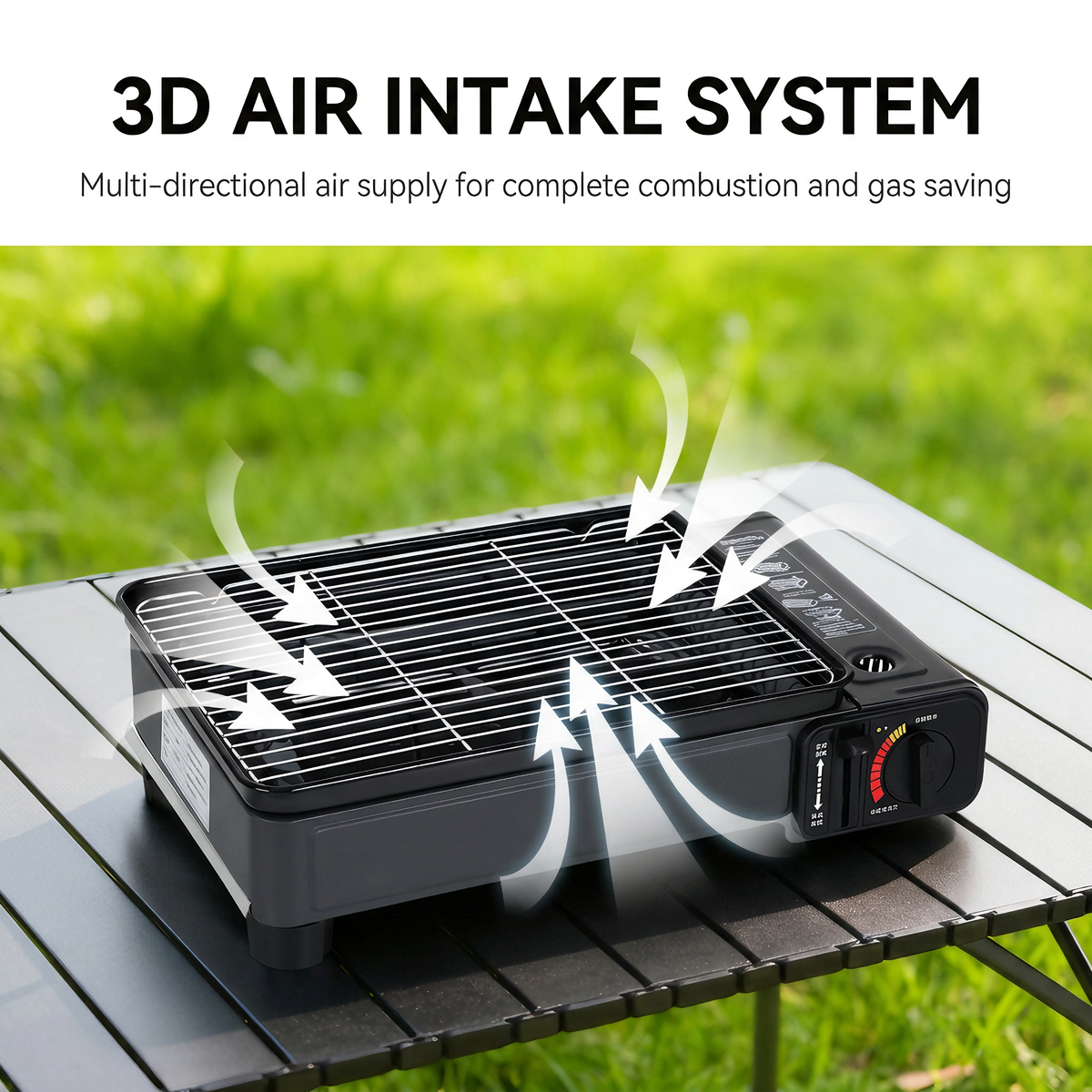 Portable Gas Stove Outdoor Cartridge Grill - B7