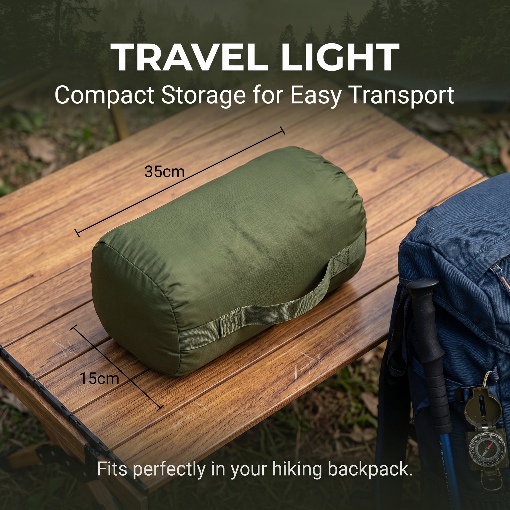 Portable Cloud Shadow Hammock Tent - Spacious Waterproof Camping Hammock