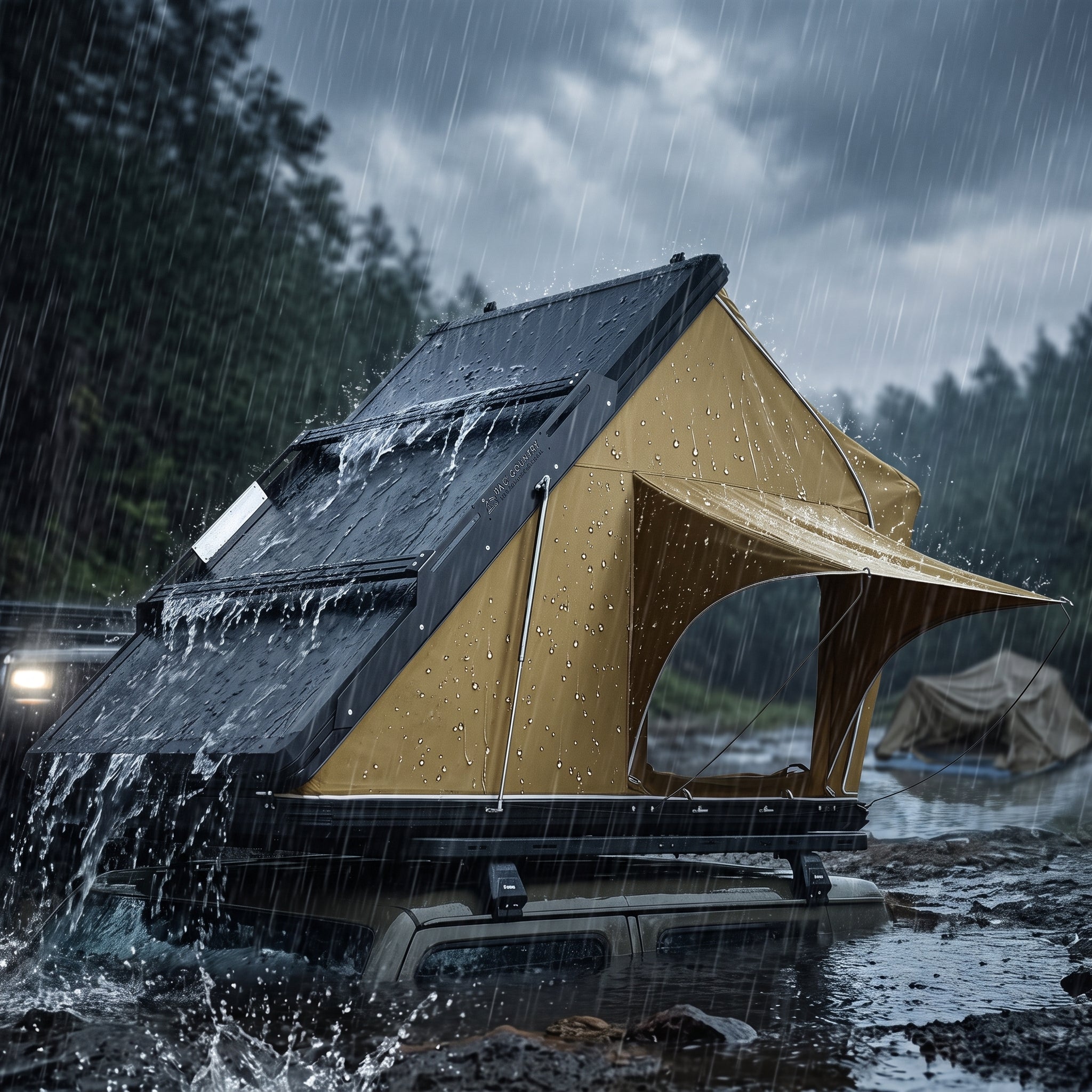 30-second Quick-opening Hard-shell Outdoor Roof Top Tent