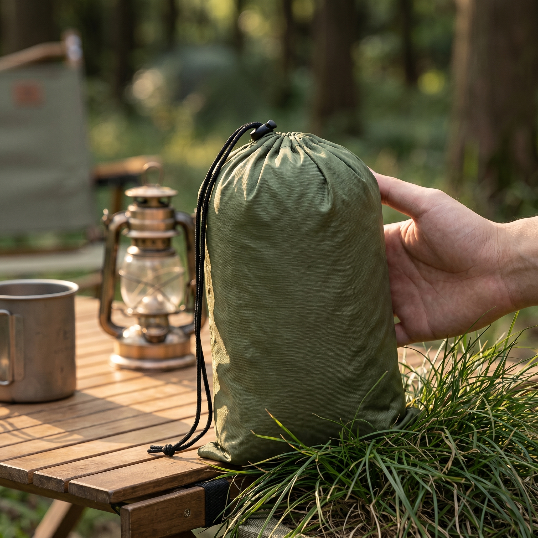 Waterproof Camping Tarp Shelter – Lightweight Hammock Rain Fly for Hiking & Backpacking