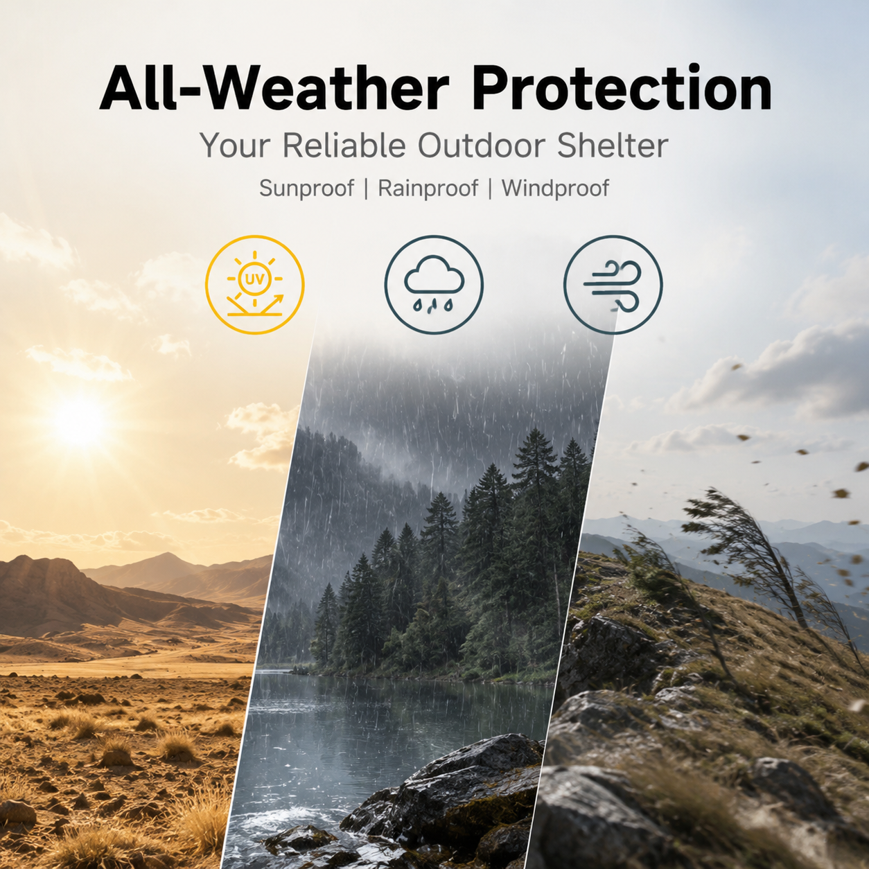 3-8 Person Instant Pop-Up Camping Tent with Rainfly & Waterproof Canopy