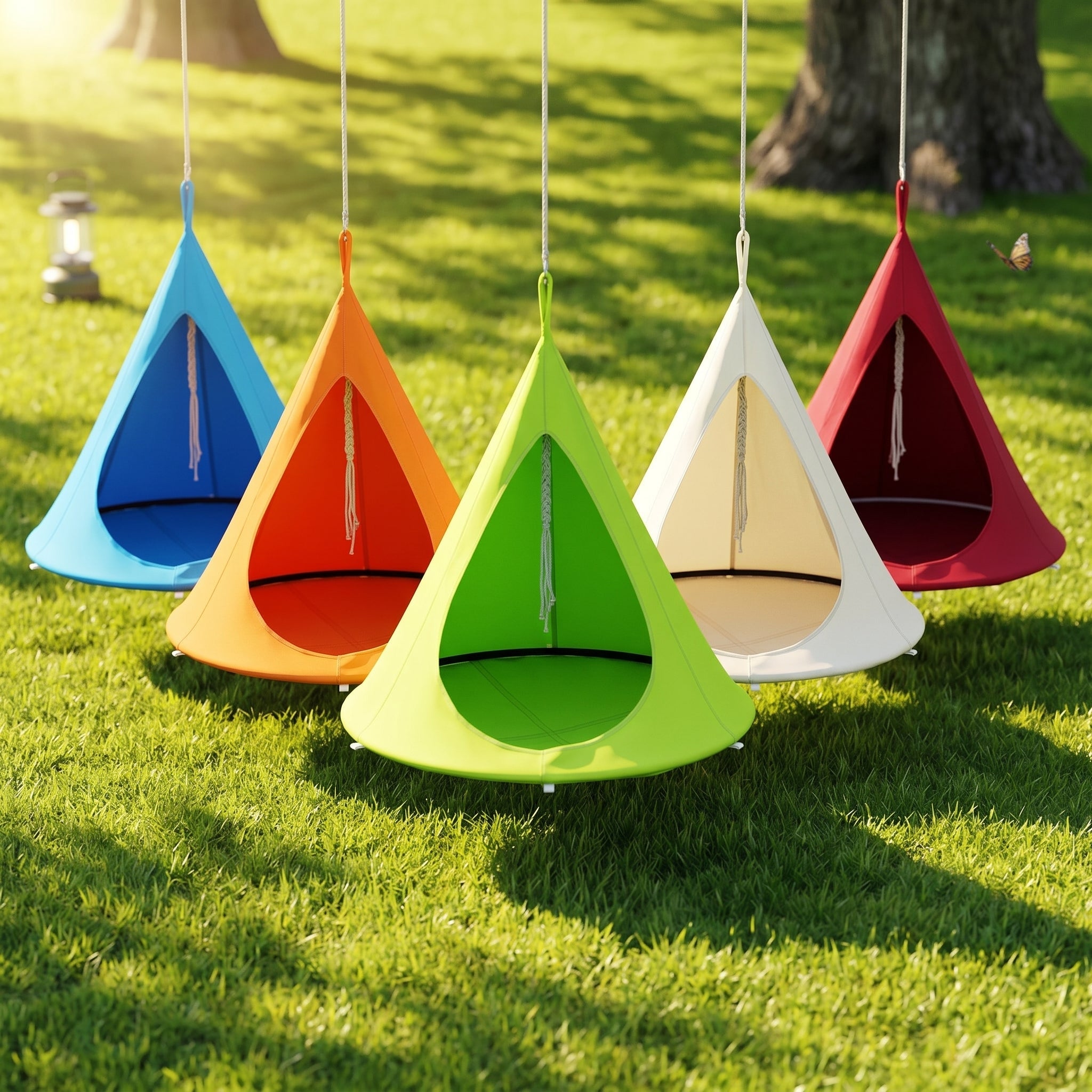 Hanging Cocoon Chair – Cozy Outdoor Tree Tent for Relaxing, Reading & Camping