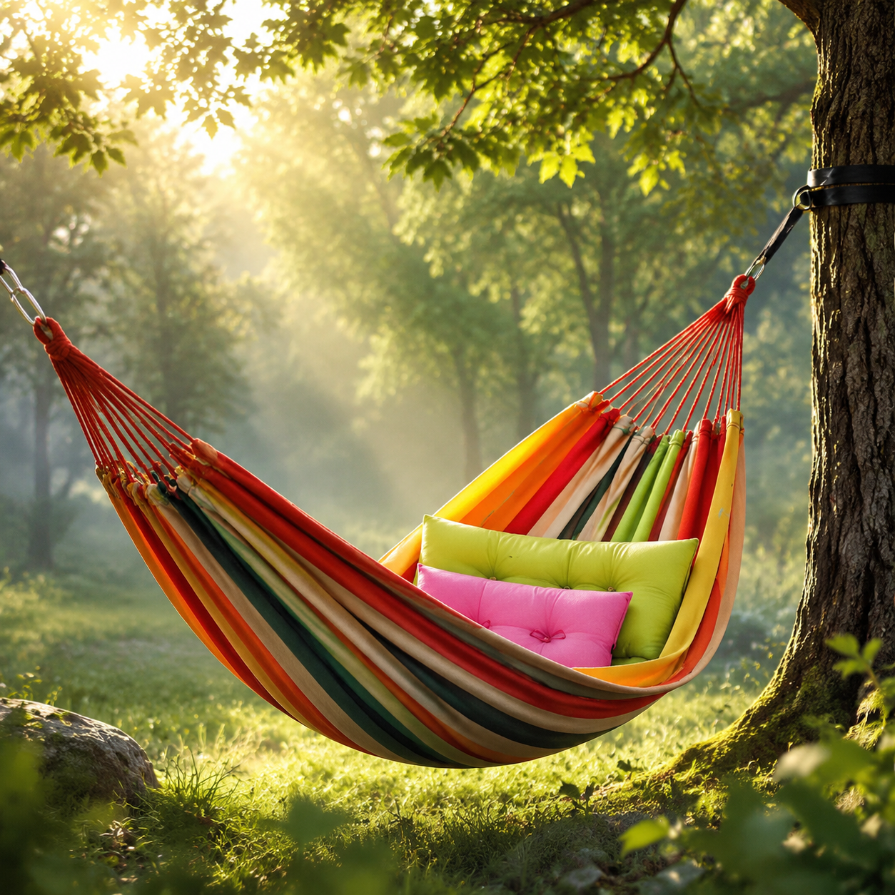 Garden Cotton Portable Hammock