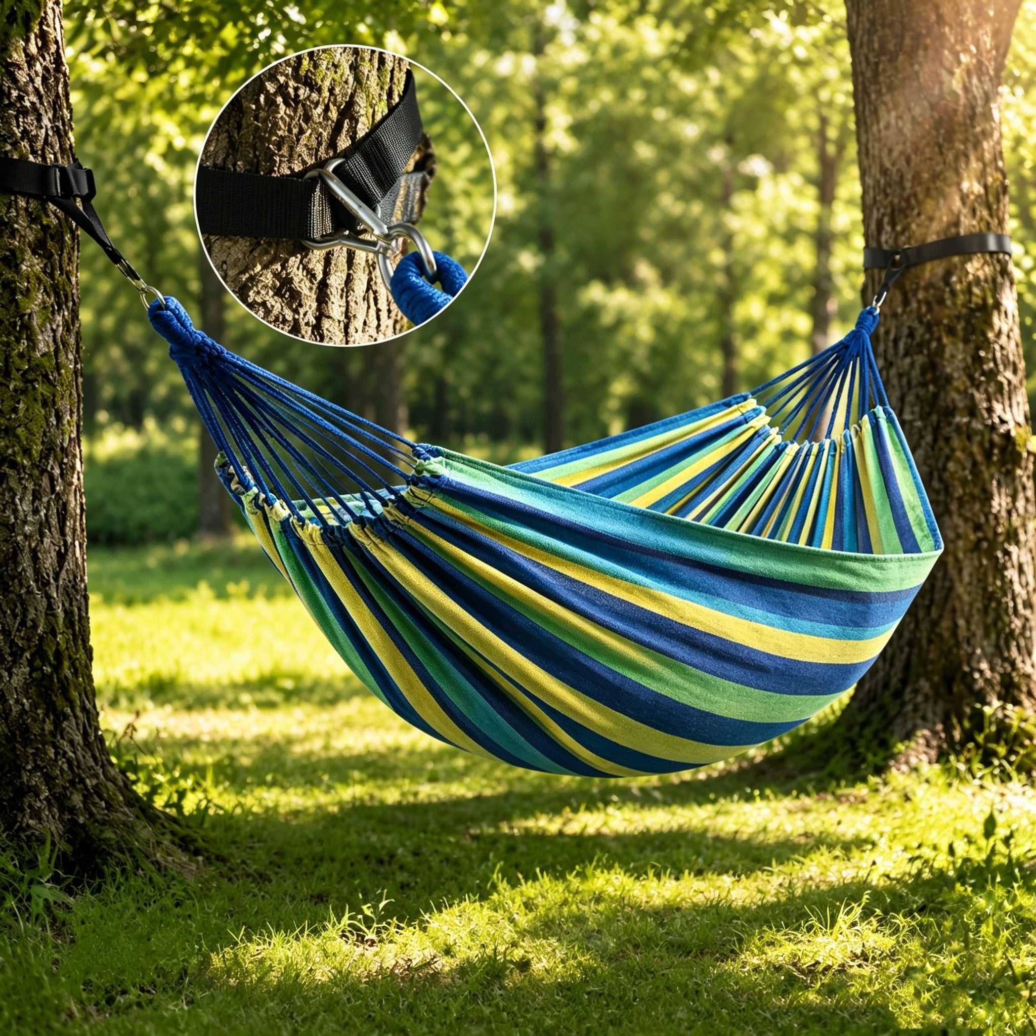 Garden Cotton Portable Hammock