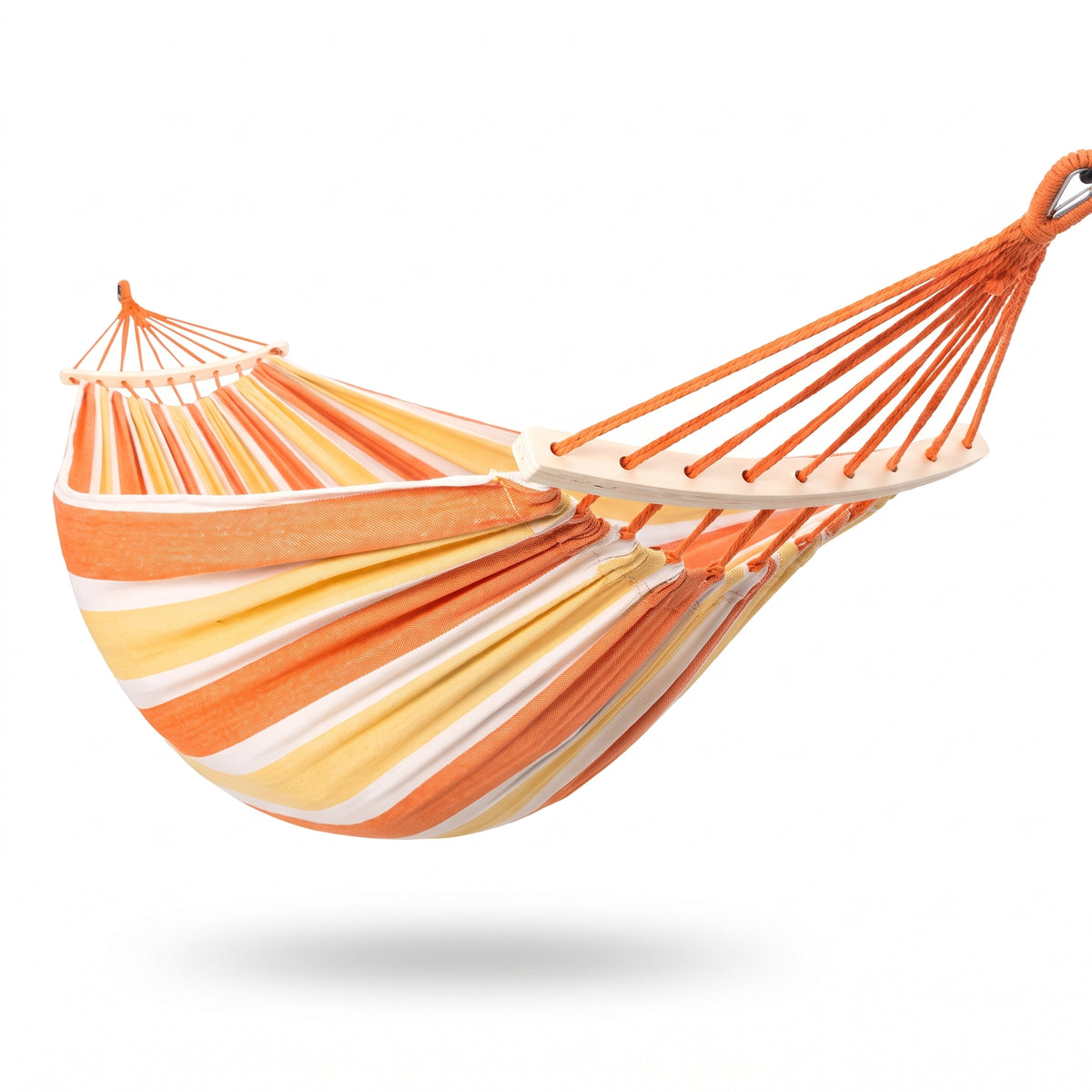 Thick Canvas Double Hammock for Adult Camping Stable Anti-Tip Swing -H55