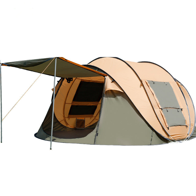 Outdoor Boat-shaped Hand-thrown Camping Tent Automatic Quick-opening Portable Folding Rainproof Sunproof -C16