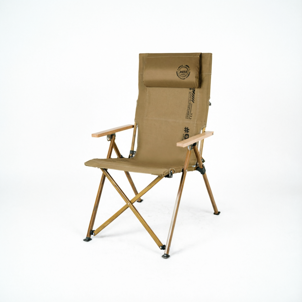 Portable adjustable outdoor leisure folding chair