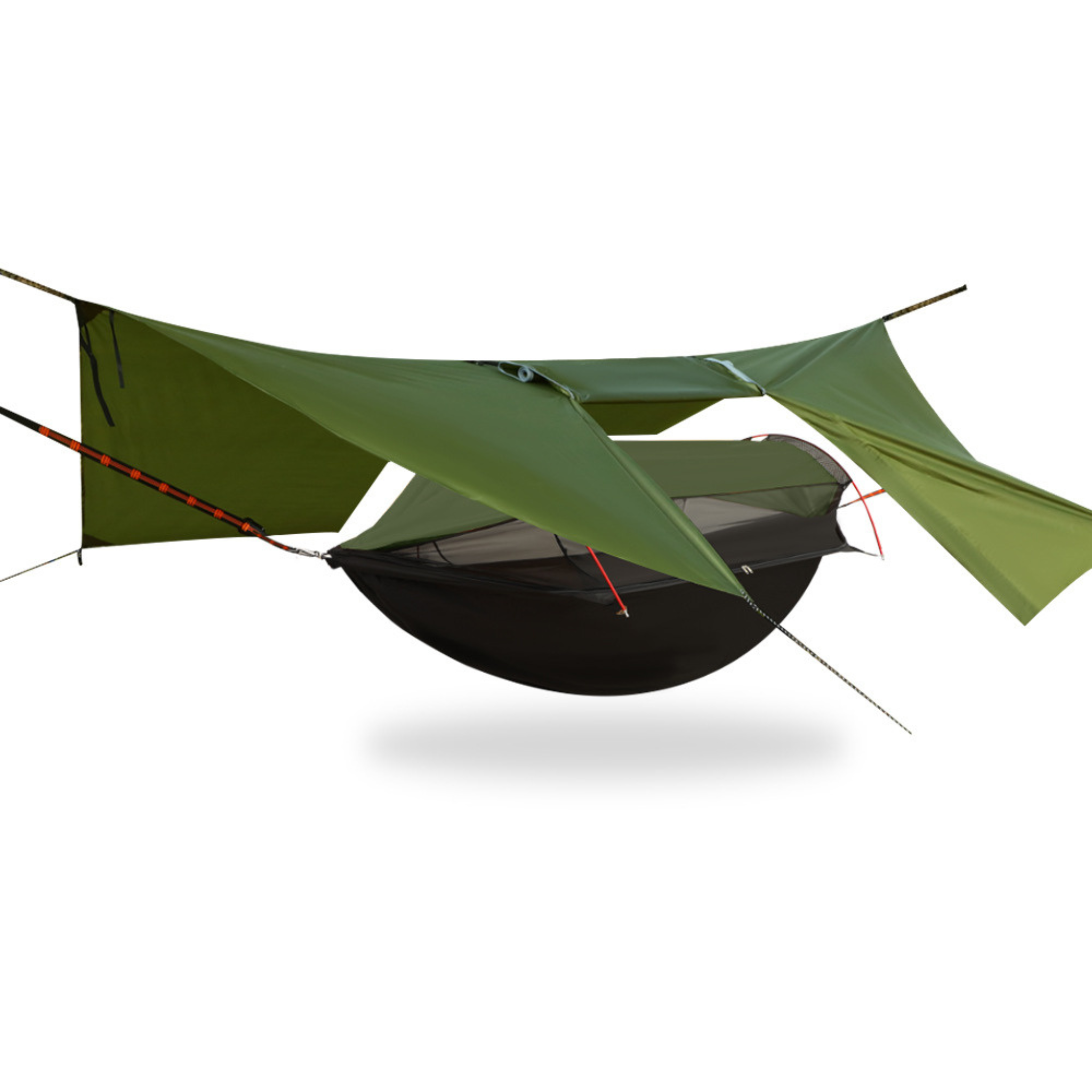 Outdoor Hammock Tent Set – Canopy, Mosquito Net, Waterproof, Sunshade, and Swing