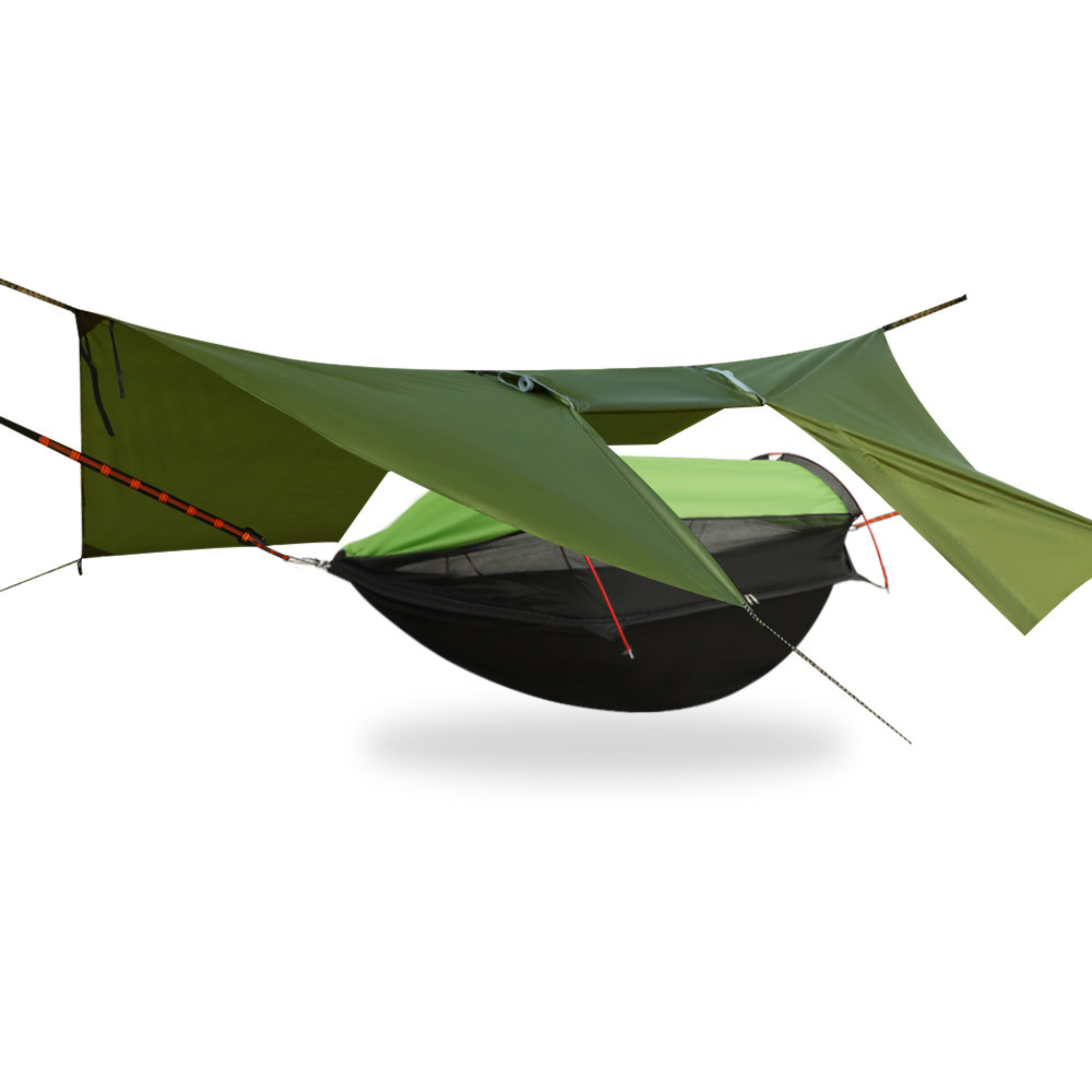 Outdoor Hammock Tent Set – Canopy, Mosquito Net, Waterproof, Sunshade, and Swing