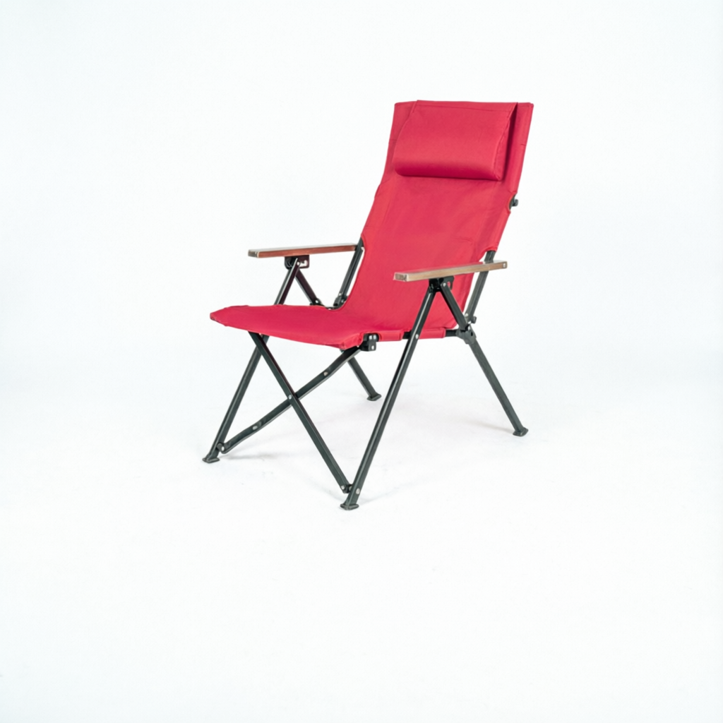 Portable adjustable outdoor leisure folding chair