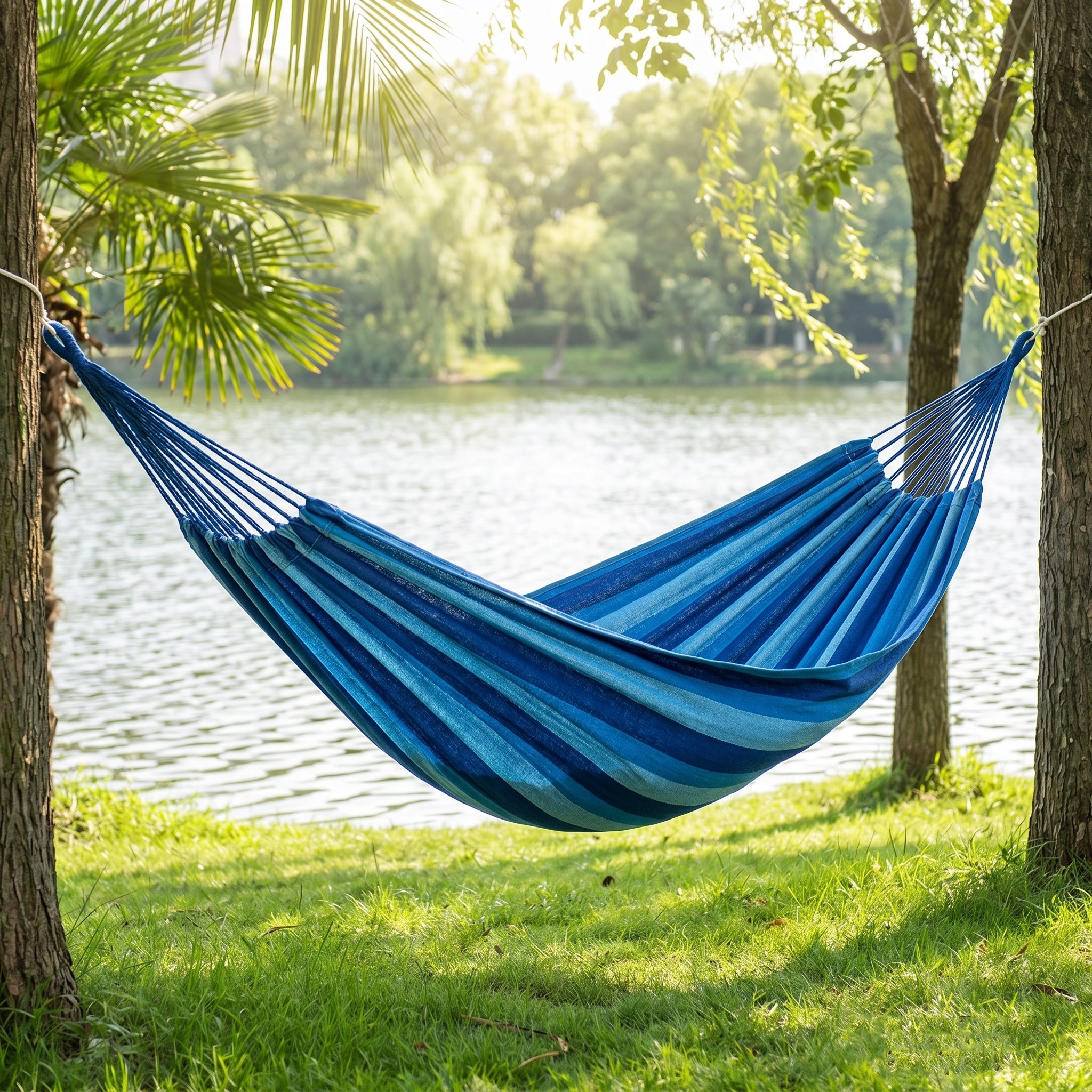 Outdoor Tree Hammock for Double Person Indoor Patio Porch Garden