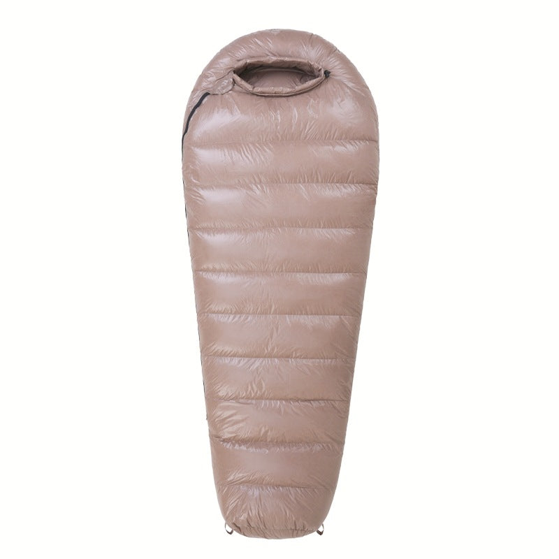 Lightweight Goose Down Mummy Sleeping Bag for Hiking & Camping -S19