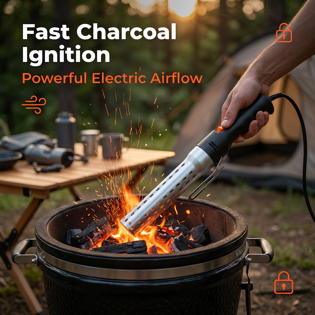 Electric Charcoal Starter Blower - B4