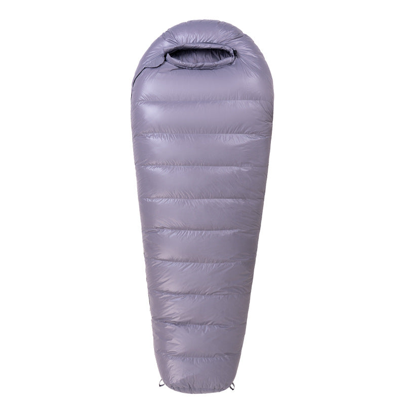 Lightweight Goose Down Mummy Sleeping Bag for Hiking & Camping -S19