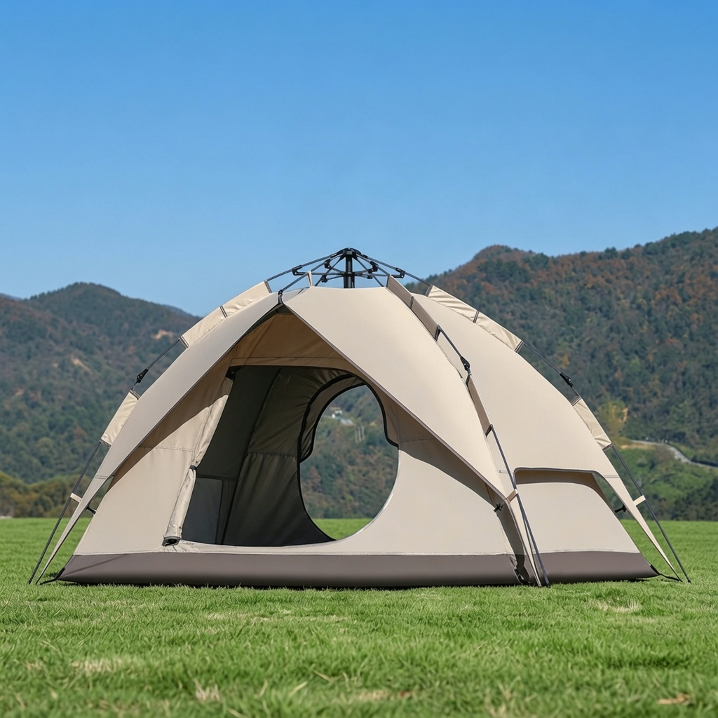 Fully Automatic Double-layer Quick-opening And Folding Portable Camping Tent