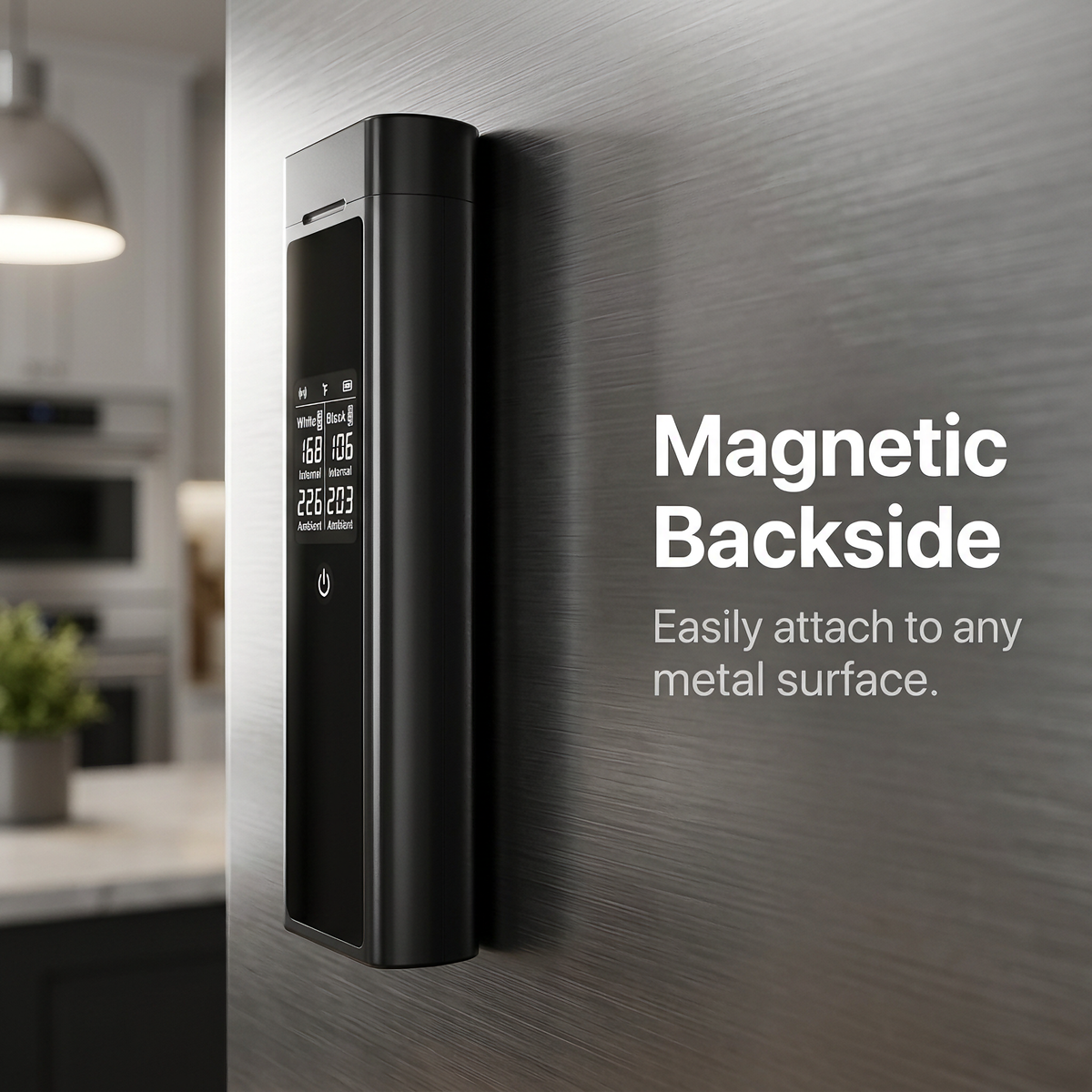 Digital Wireless Bluetooth Meat Thermometer with Screen, Dual Probes for American BBQ, Grill & Steak - T12