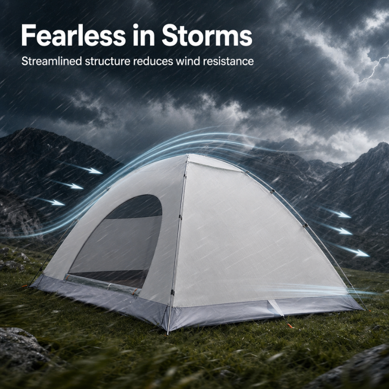 Professional Ultralight Hiking Tent (3.5kg) - Windproof & Rainproof Backpacking Tent