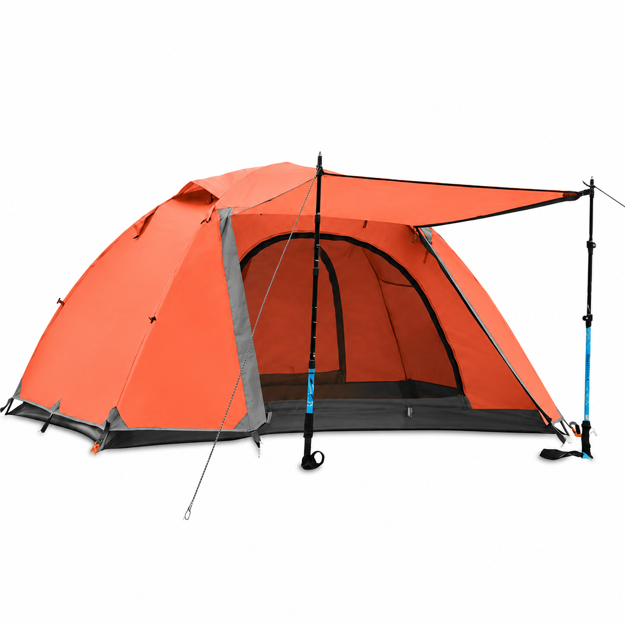 Professional Ultralight Hiking Tent (3.5kg) - Windproof & Rainproof Backpacking Tent