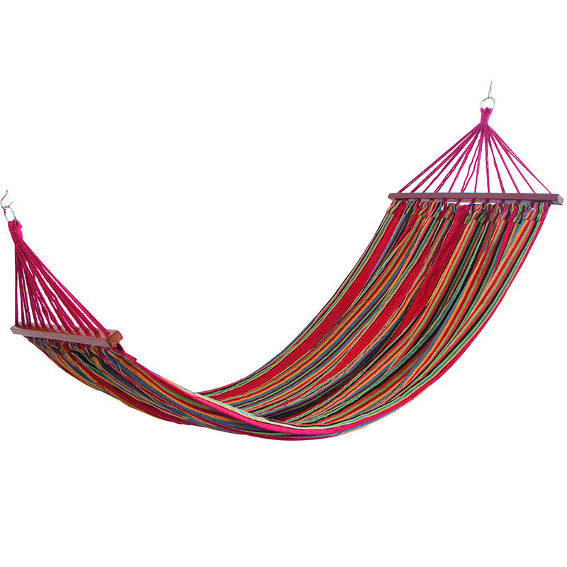 Extra Large Cotton Canvas Camping Hammock - 500lbs Heavy Duty Double Hammock