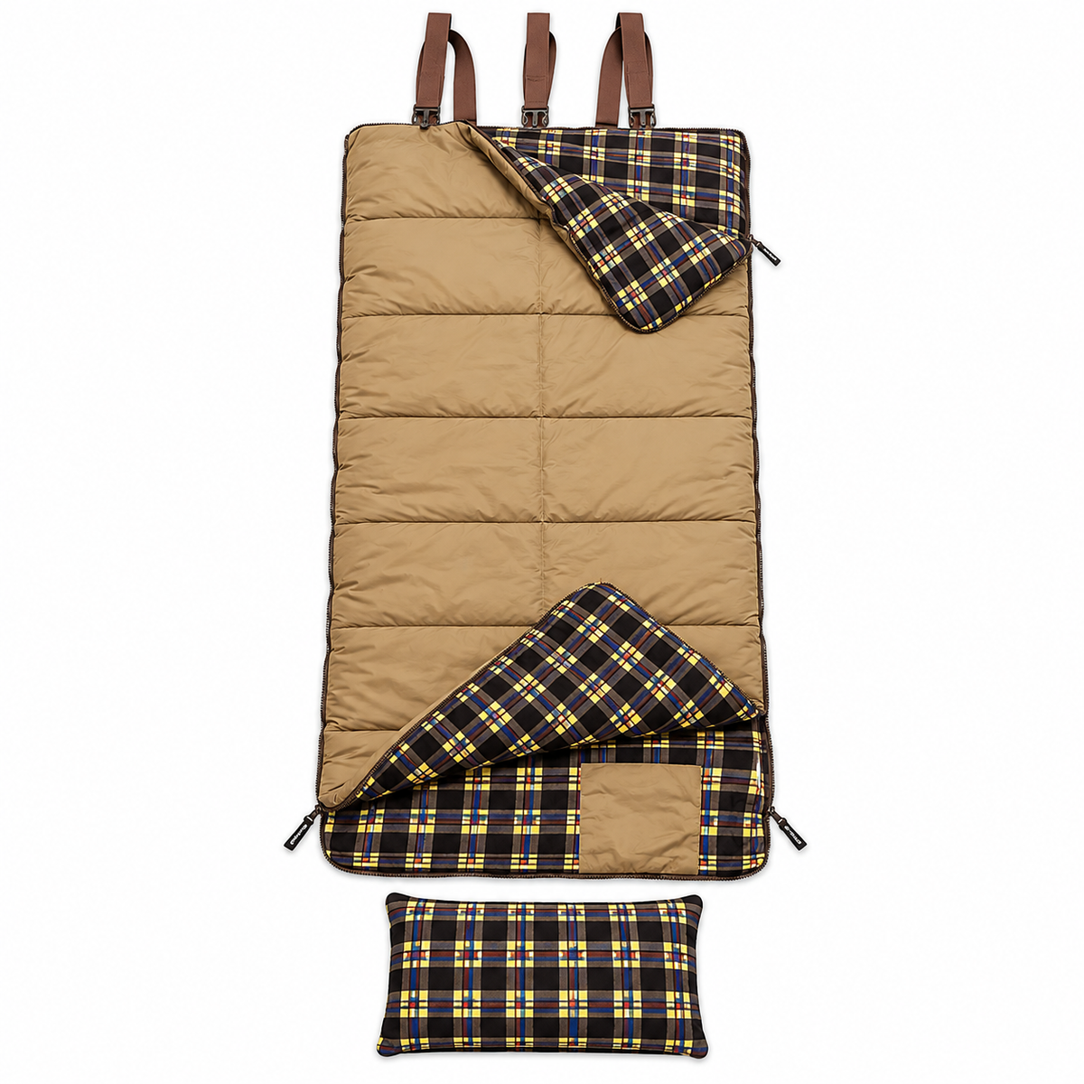 Portable Oxford Canvas Cotton Sleeping Bag for Adult Desert Camping-S9
