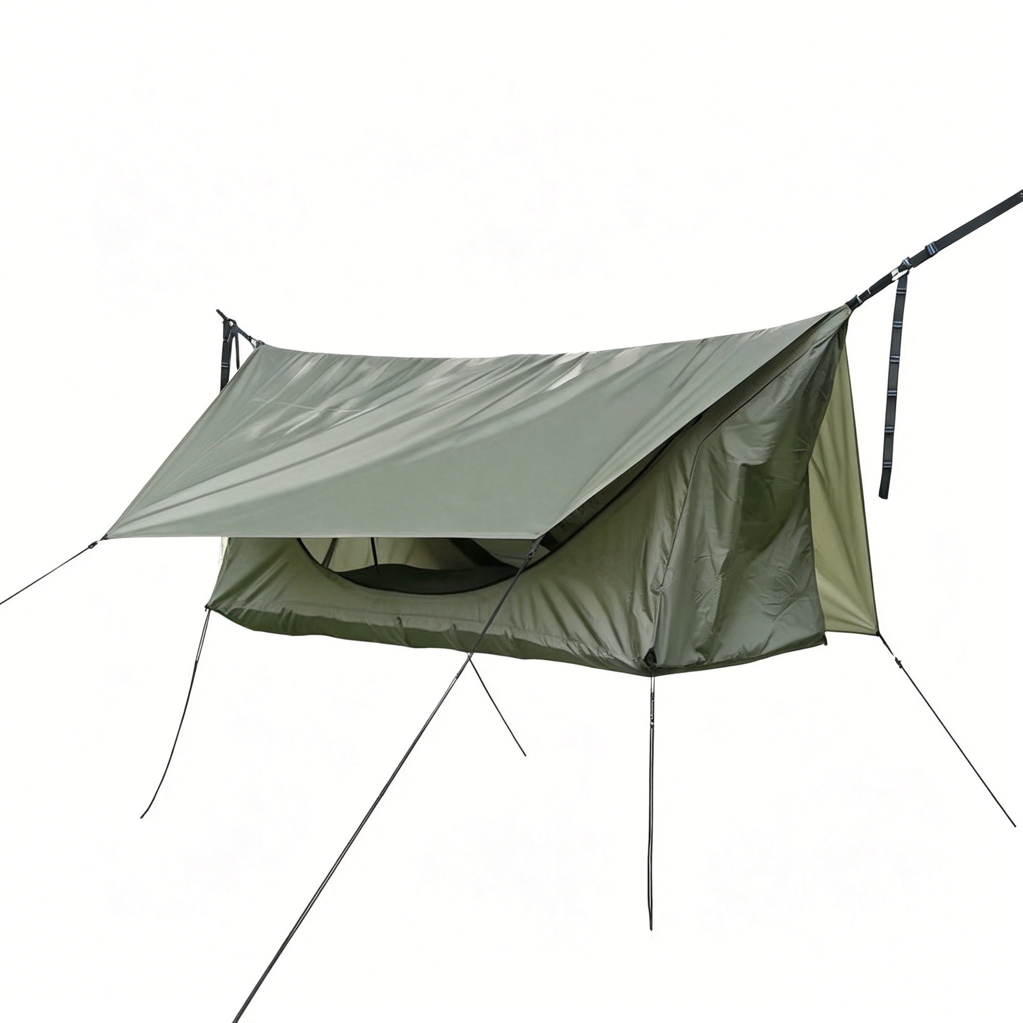 All-in-One Sleep System Camping Hammock Tent with Rain Fly Tarp and Mosquito Net