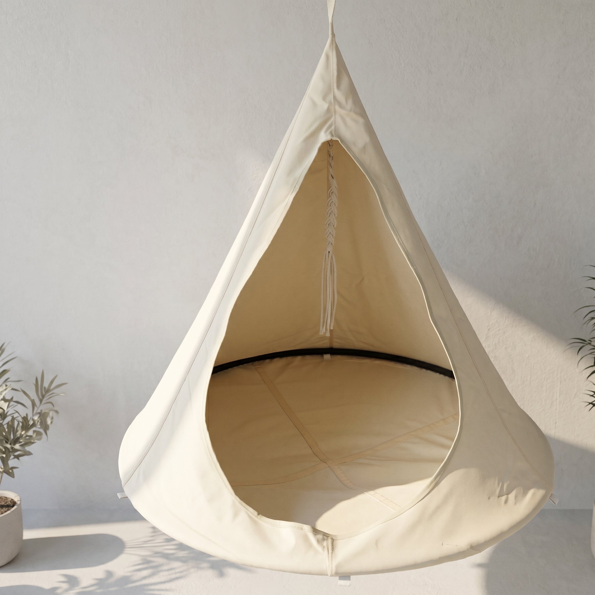 Hanging Cocoon Chair – Cozy Outdoor Tree Tent for Relaxing, Reading & Camping
