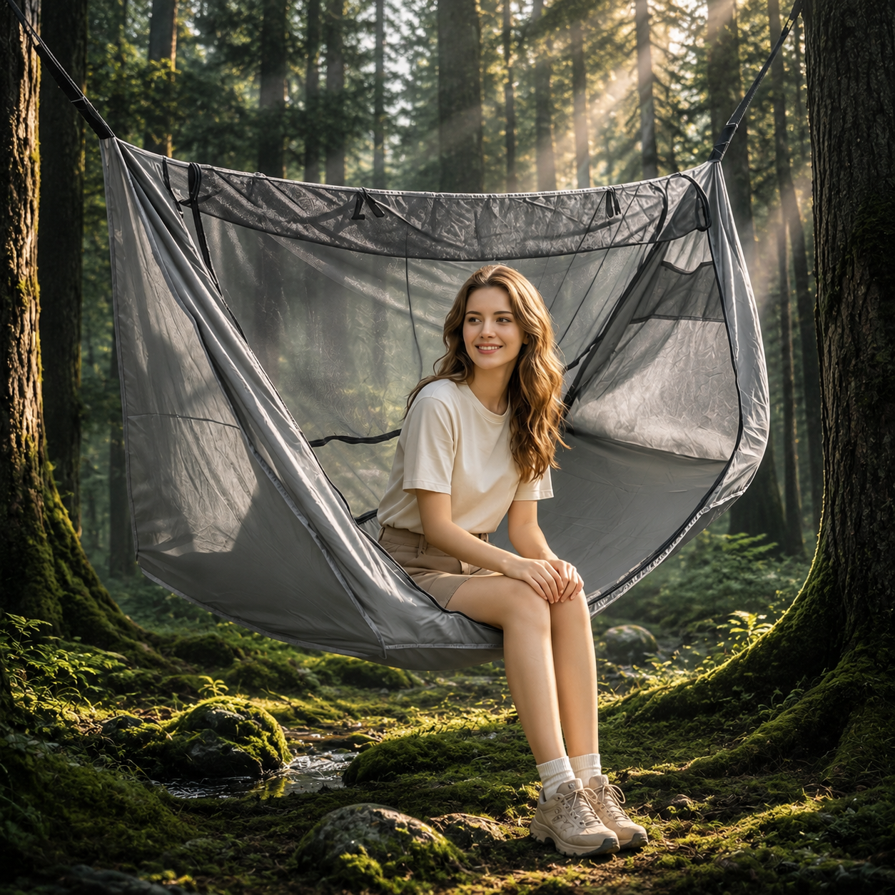 Waterproof Camping Tarp Shelter – Lightweight Hammock Rain Fly for Hiking & Backpacking